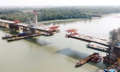 Közel jár a befejezéshez a Kalocsa–Paks Duna-híd építése